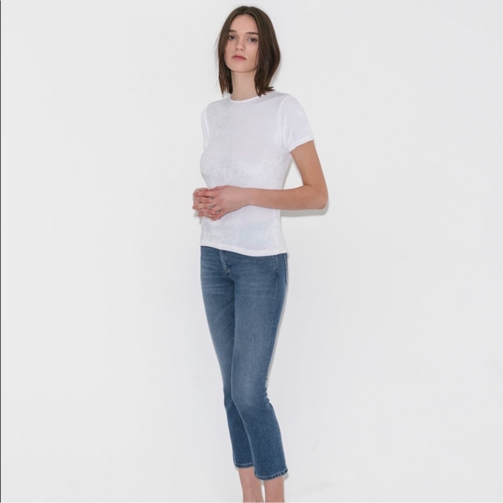 Baserange Omo White Tee Shirt Size Medium NWT Basic Closet Staple